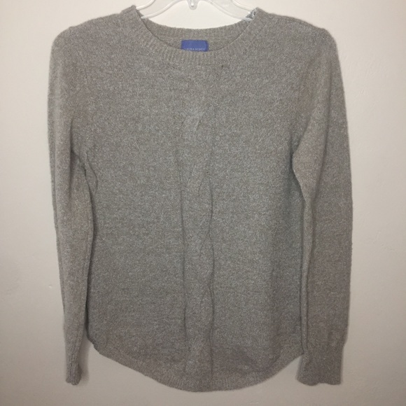 Laura Scott Beige Pullover Cable Heathered Small - Picture 1 of 6